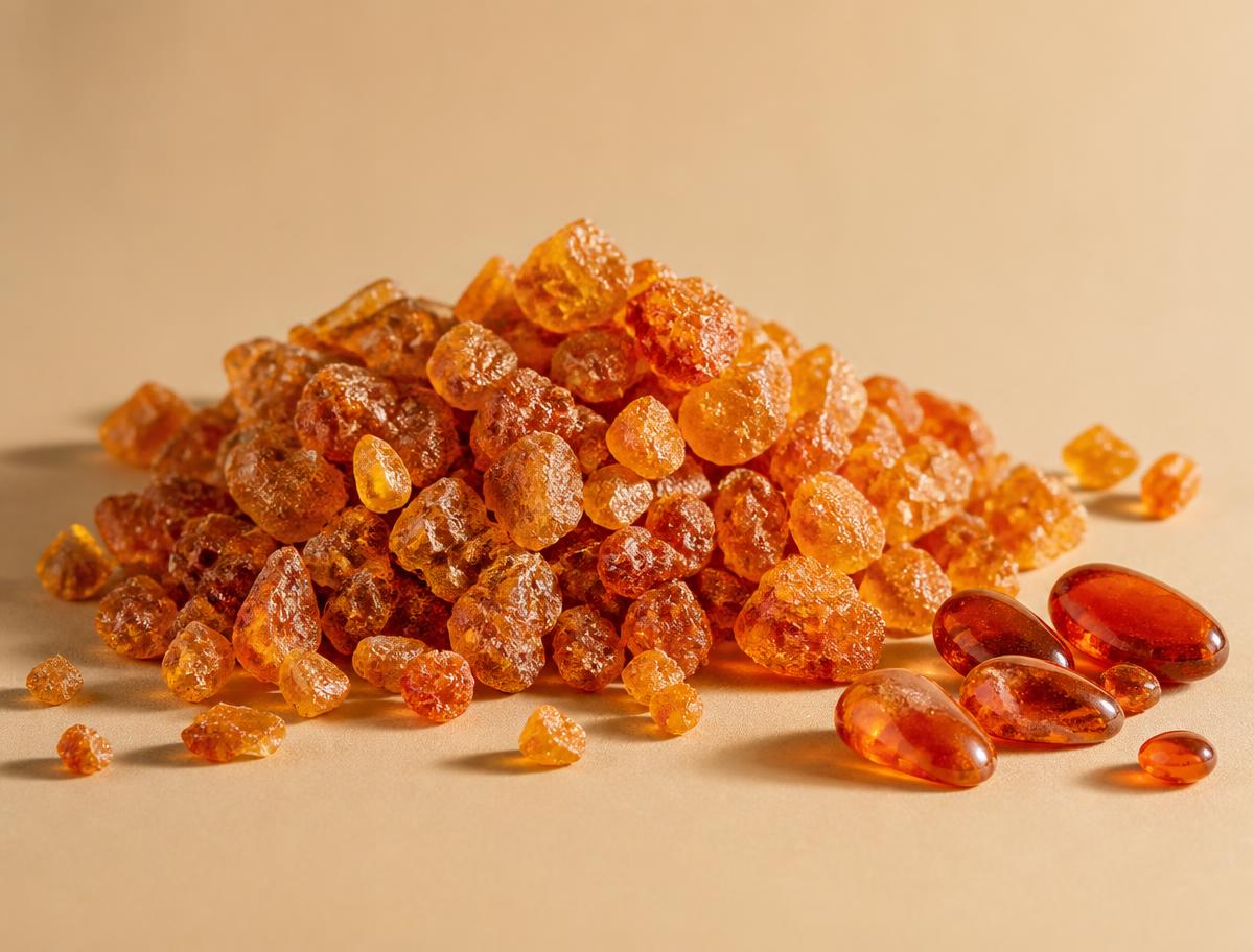 Amber Talha gum arabic granules